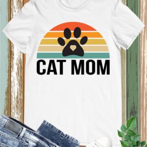 Cat Mom T Shirts