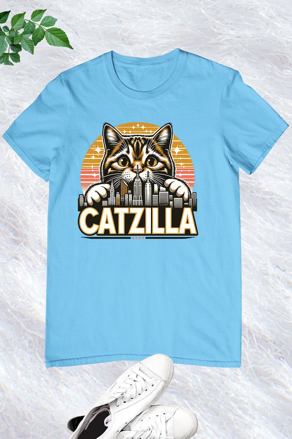 Catzilla Funny Cat Tshirt