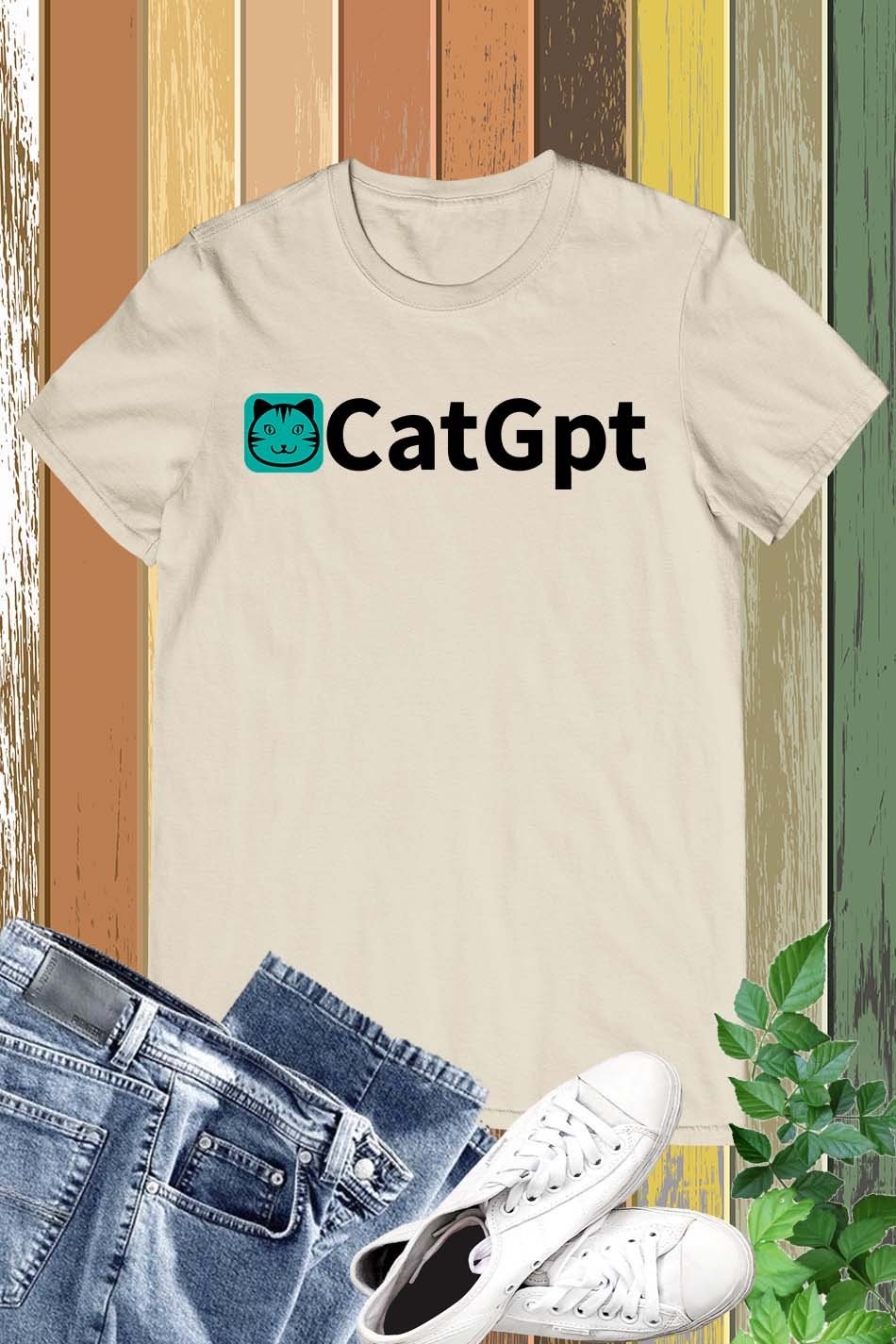 ChatGPT Meme Funny Cat Lover T-Shirt - Image 5