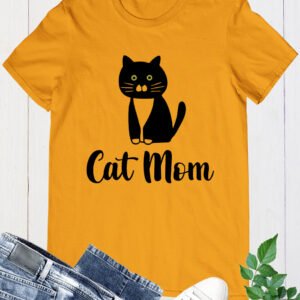 Cat Mom T Shirt