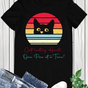 Cat Retro Style T-Shirt