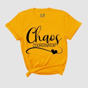 Chaos Coordinator T-Shirt Mom Shirts with Sayings Mothers Day Motherhood Tee