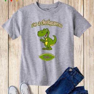 Cheekysaurus RAWR Dinosaur Kids T Shirt
