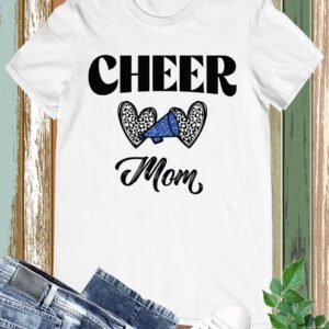 Cheer Mom Leopard Print Shirt