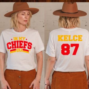In My Chiefs Era! Football Shirt Kelce 87 Shirt, Travis Kelce The Eras Tour Tees