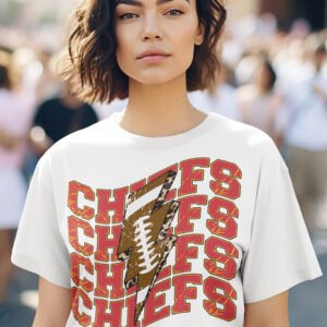 Chief Football Shirt Taylors Boyfriend Version Swiftie Era Fan Tee Shirts