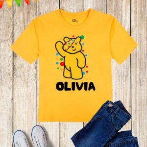 Children In Need Custom Pudsey T Shirt