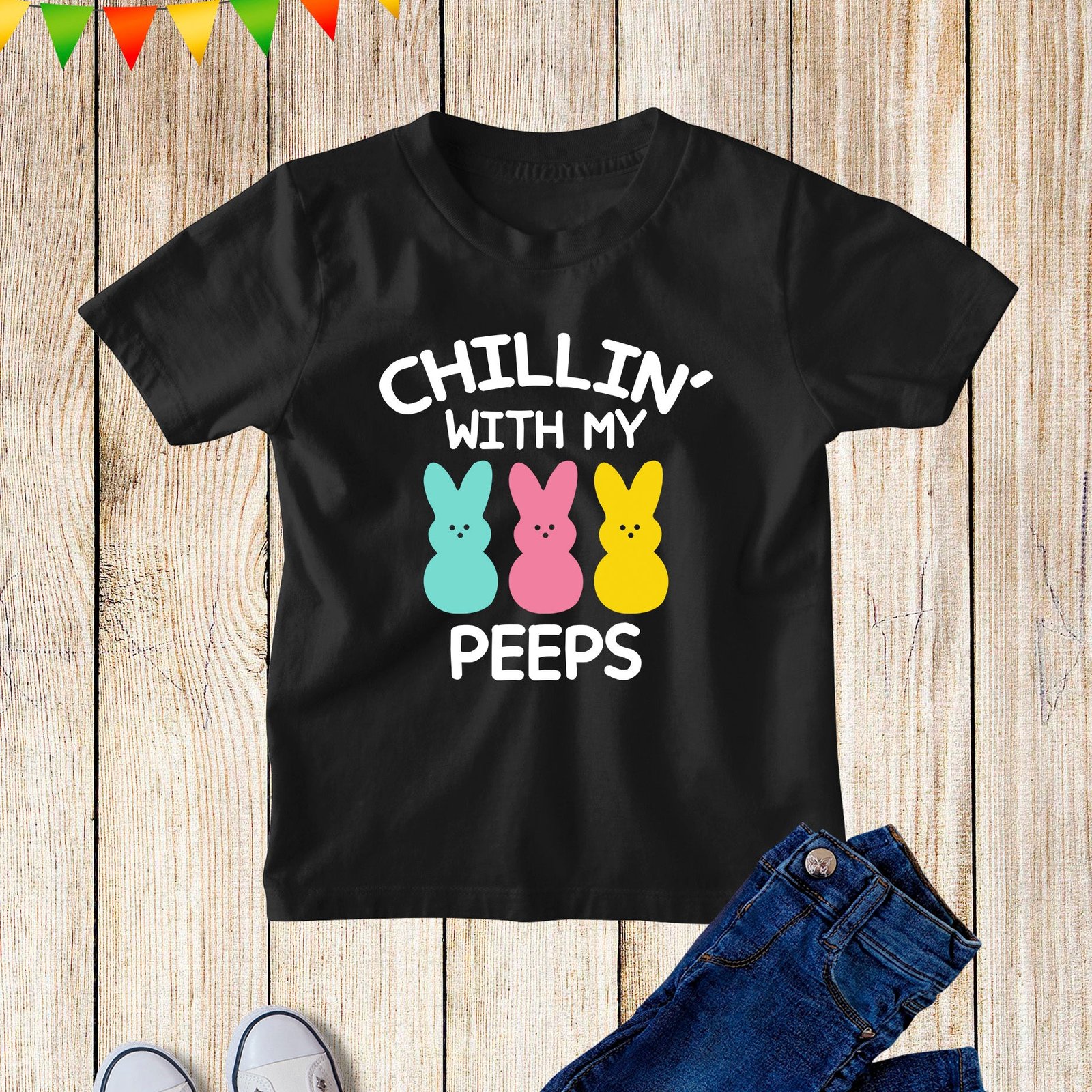 Chillin With My Peeps Kids T Shirt - Image 2