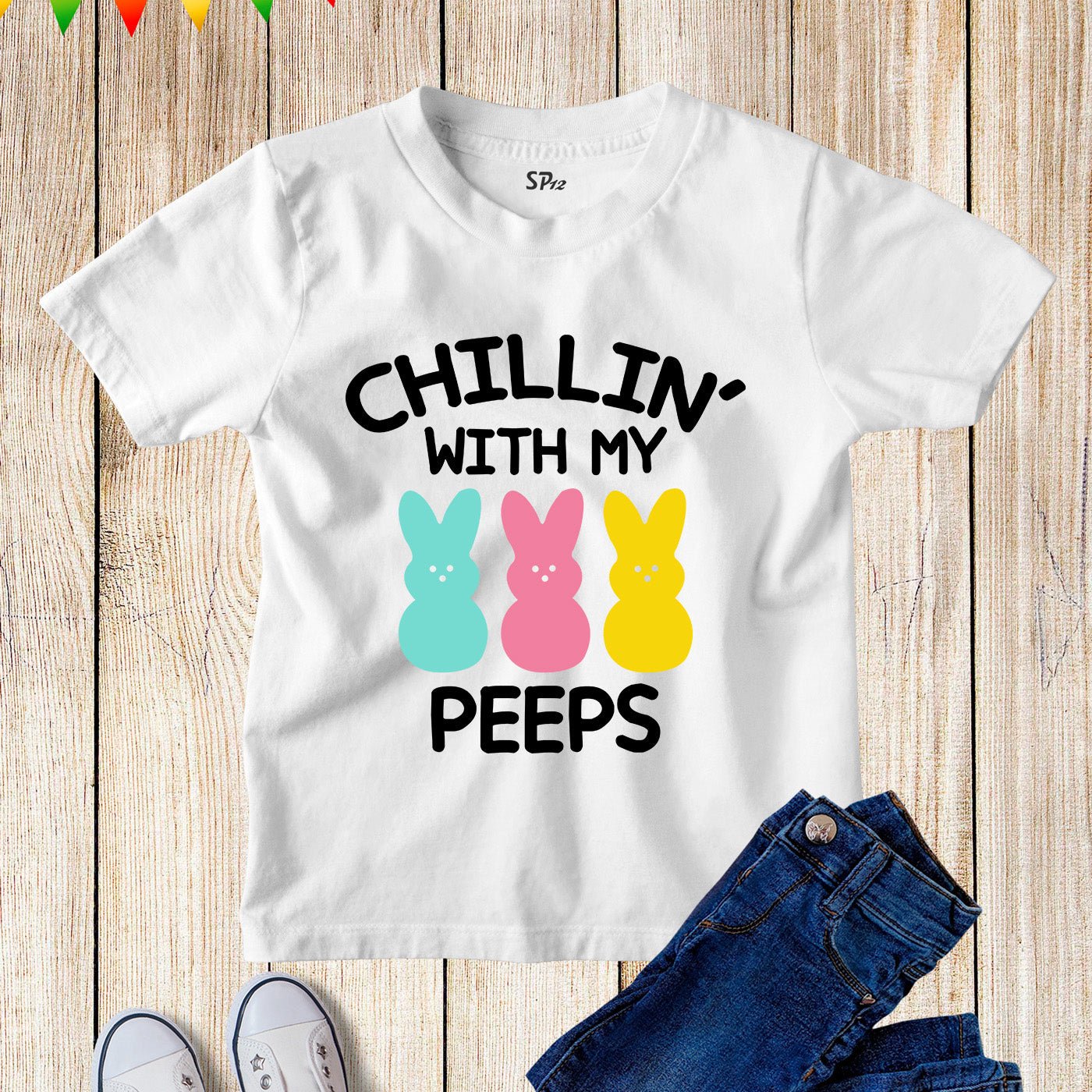 Chillin With My Peeps Kids T Shirt
