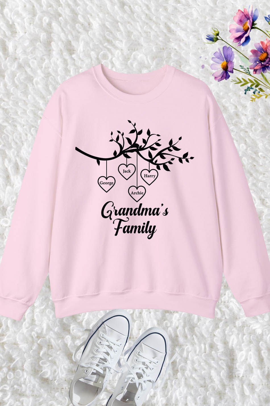 Custom Grandma's Family Sweatshirt