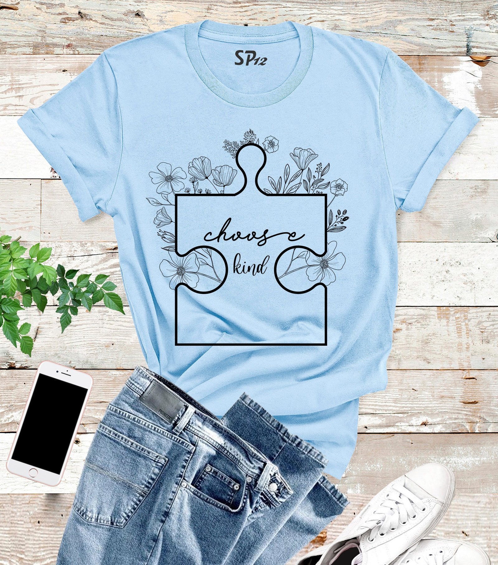 Choose Kind Autism Awareness T Shirt