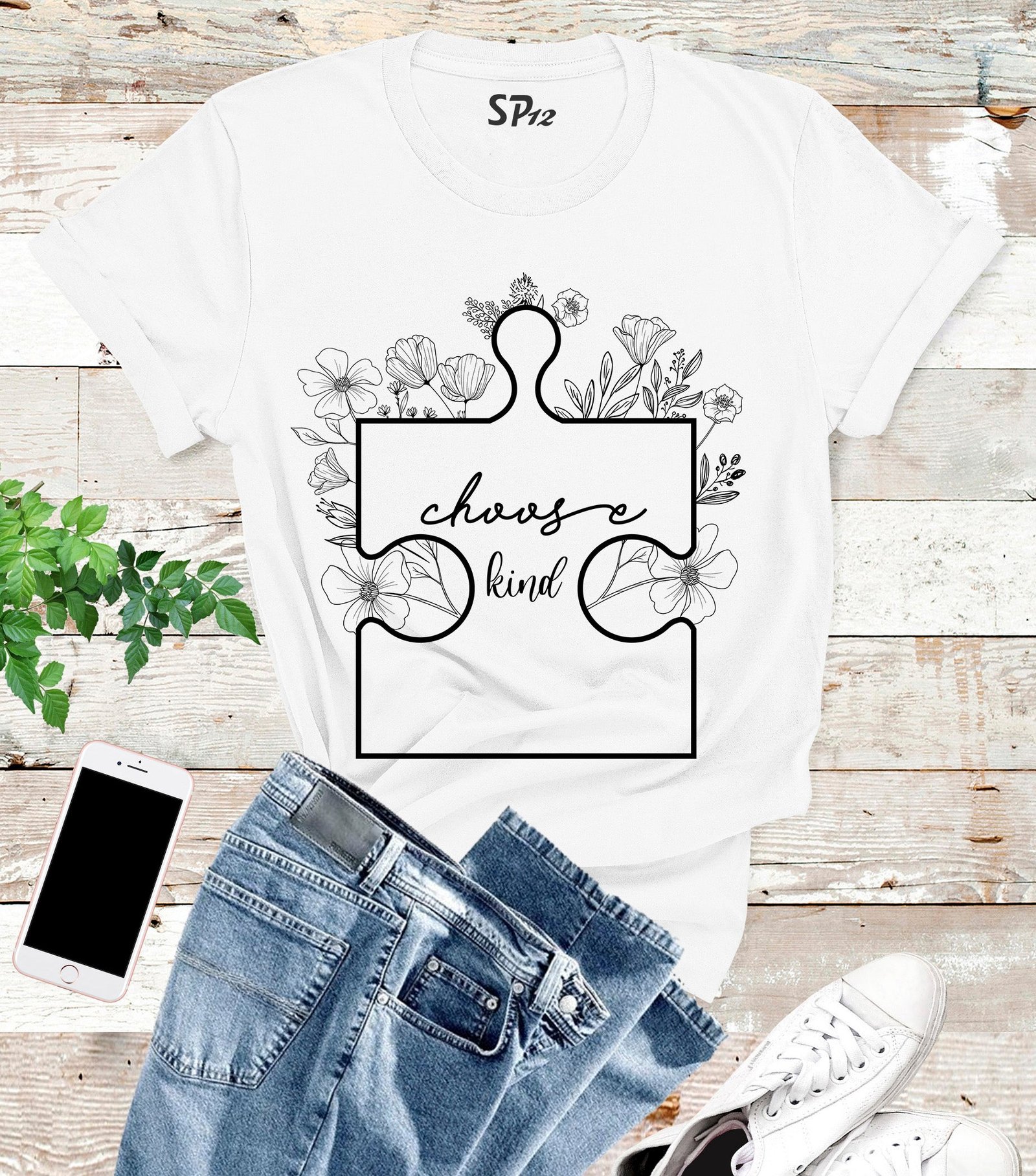 Choose Kind Autism Awareness T Shirt