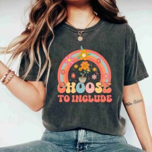 Choose to Include Special Education Autism Awareness Teachers T-Shirts