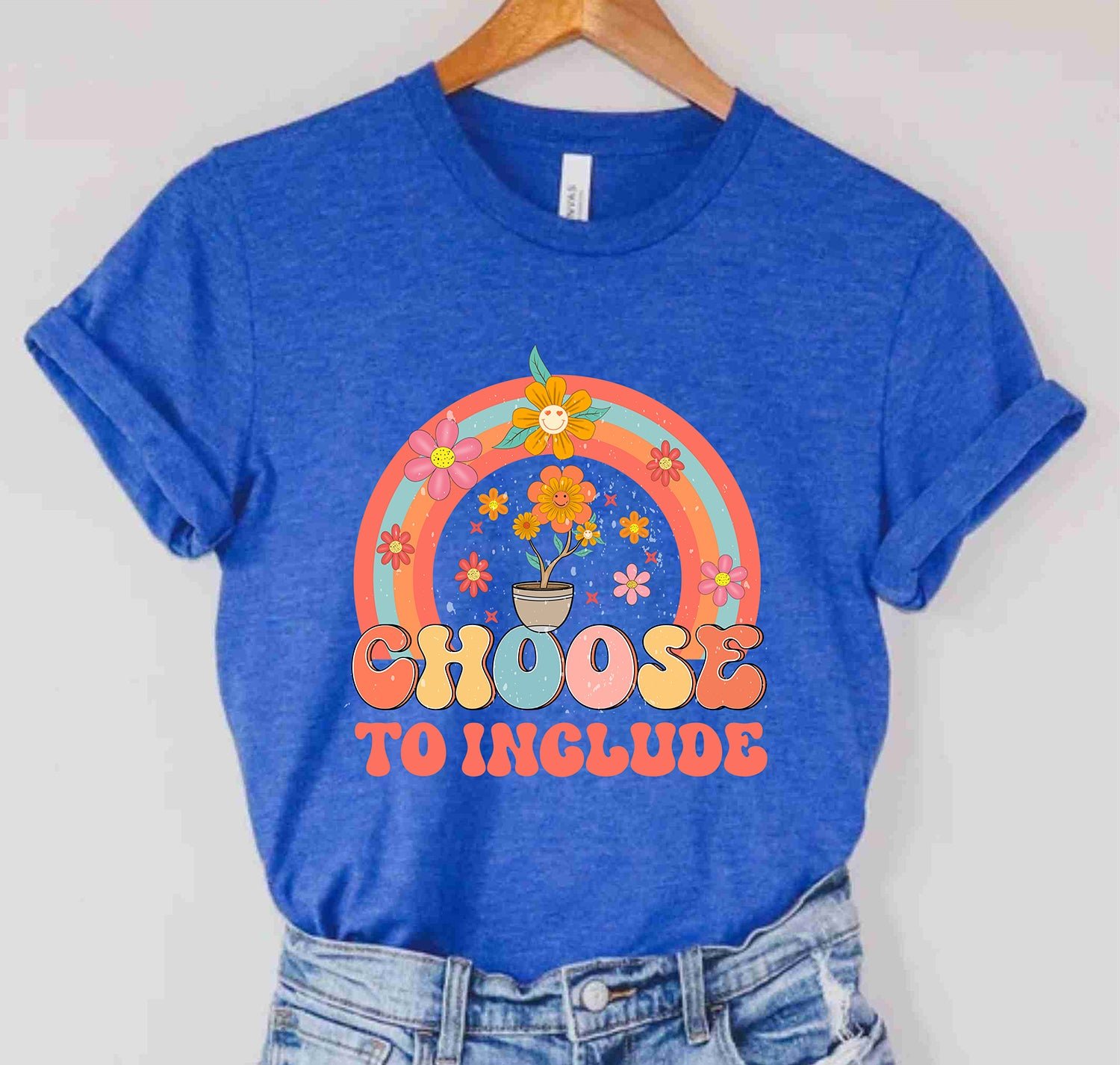 Choose to Include Special Education Autism Awareness Teachers T-Shirts - Image 4
