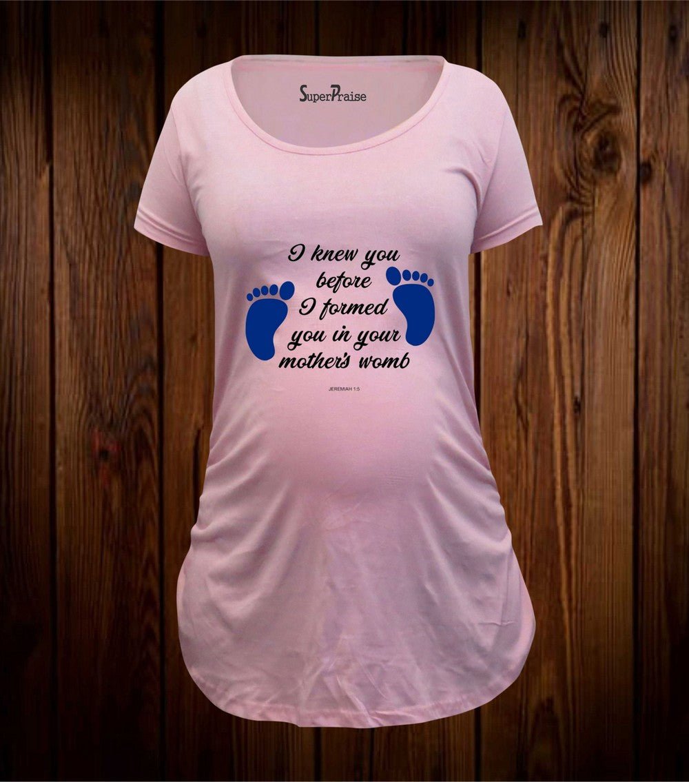 Christian Bible Verse Maternity T Shirt