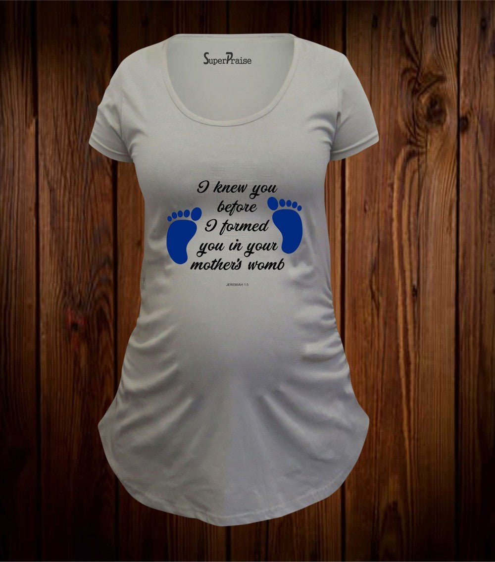 Christian Bible Verse Maternity T Shirt