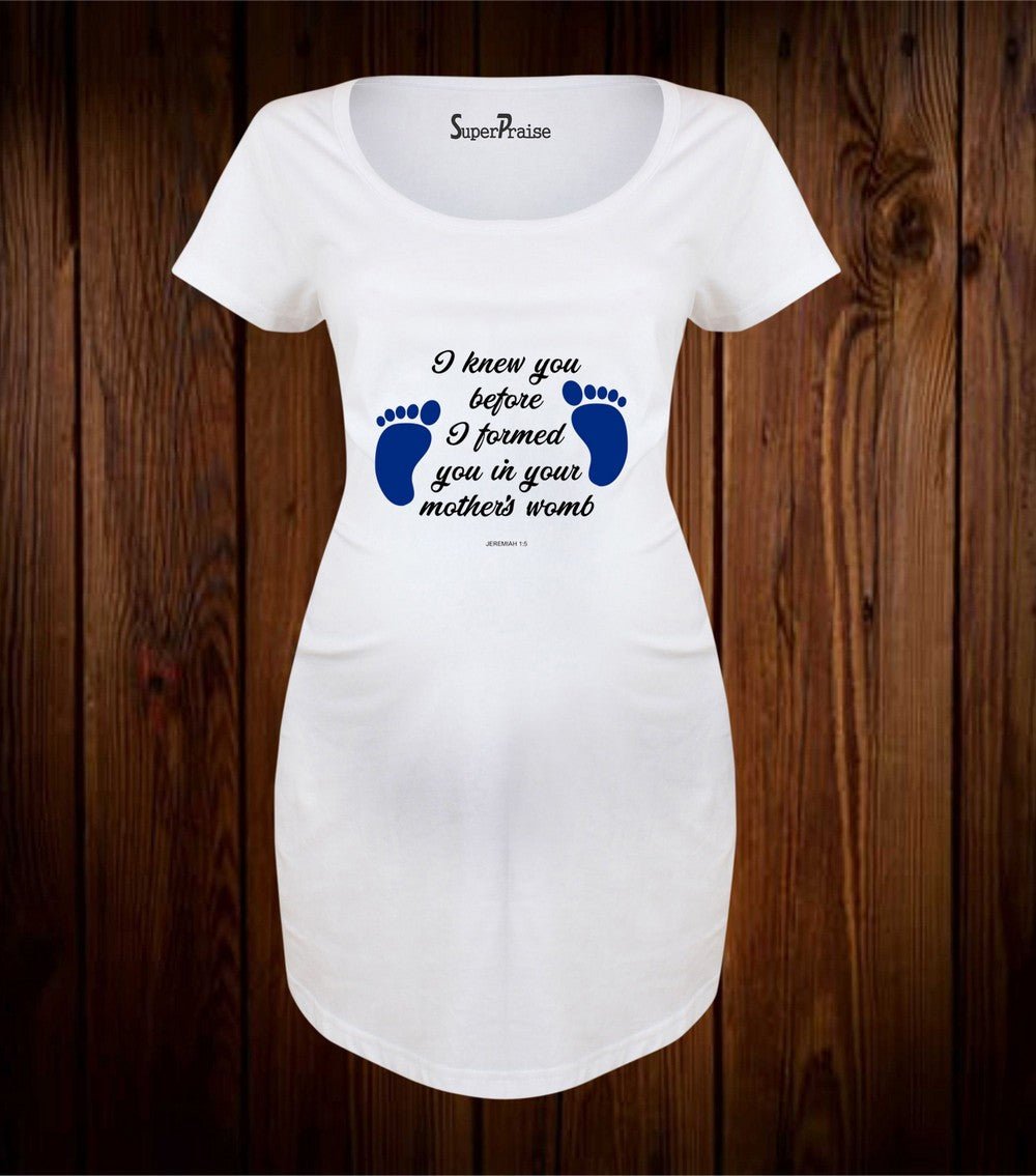 Christian Bible Verse Maternity T Shirt