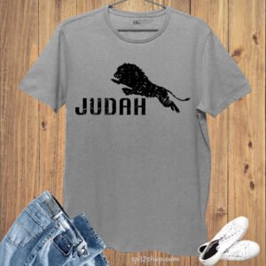 Christian T Shirt Judah Lion Of the Tribe Judah JC