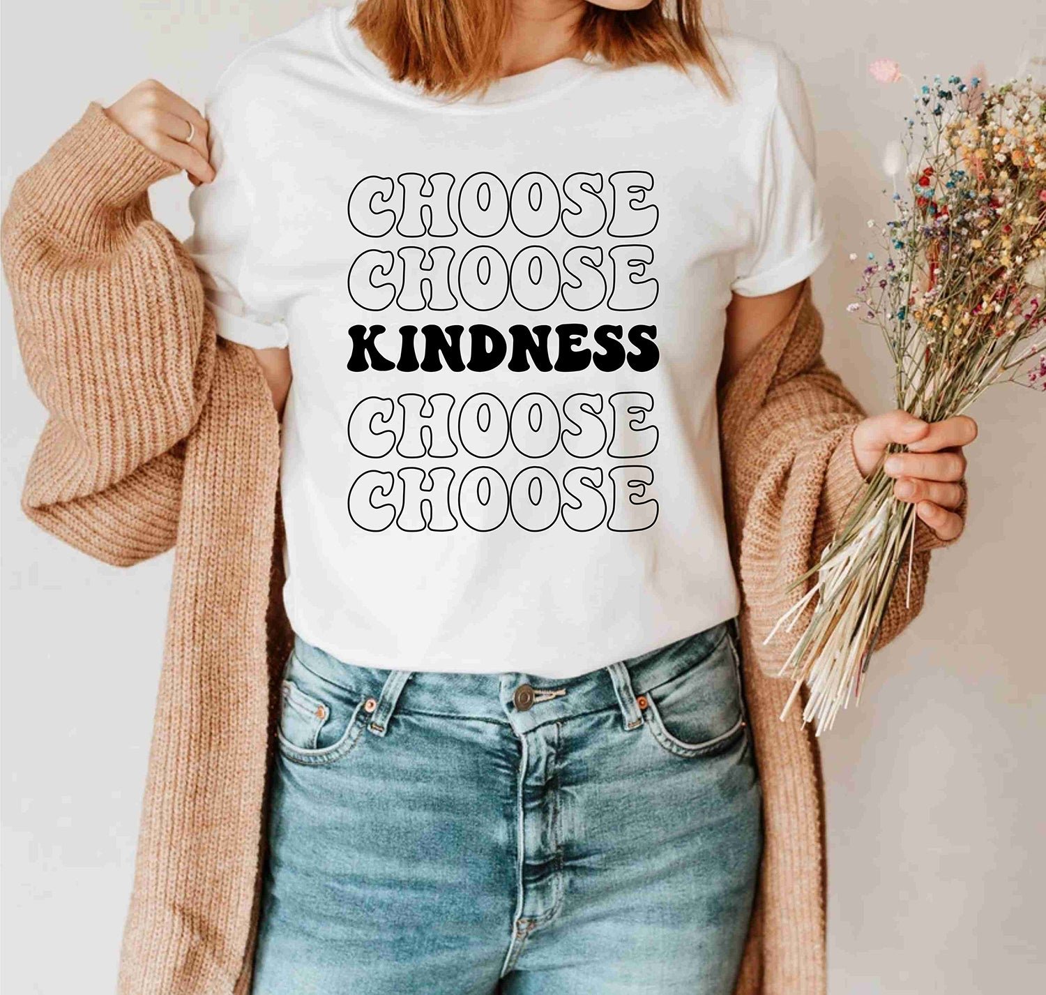 Choose Kindness Motivational Positivity Inspirational Be Kind T-Shirts - Image 3