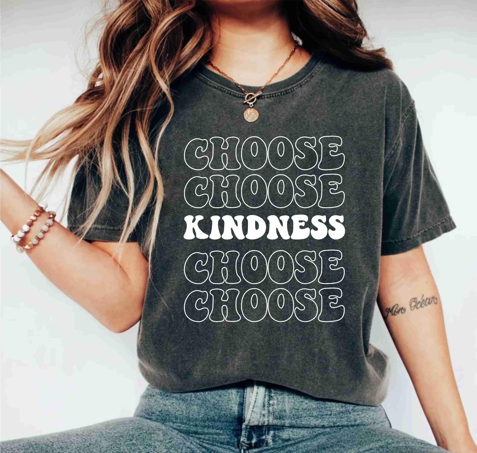 Choose Kindness Motivational Positivity Inspirational Be Kind T-Shirts - Image 4