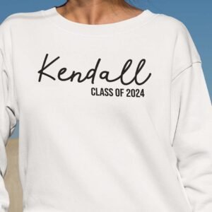 Custom Class of 2024 Graduation Sweatshirt