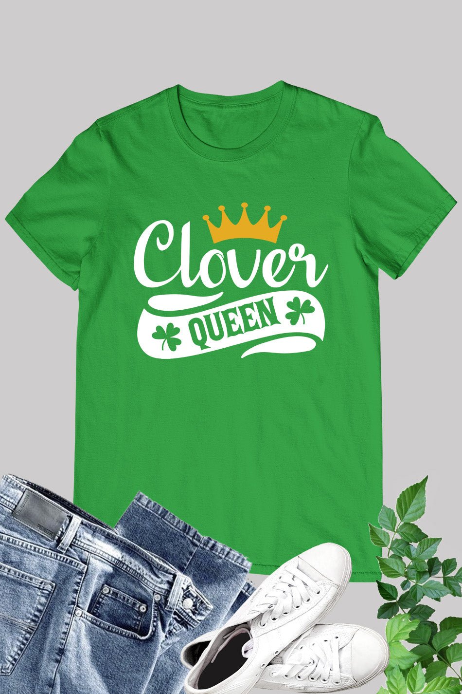 Clover Queen Paddys T Shirt