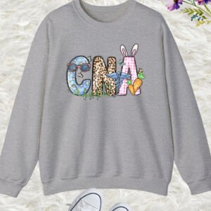 Easter Nursing Sweatshirt for CNA Nursing Assistant
