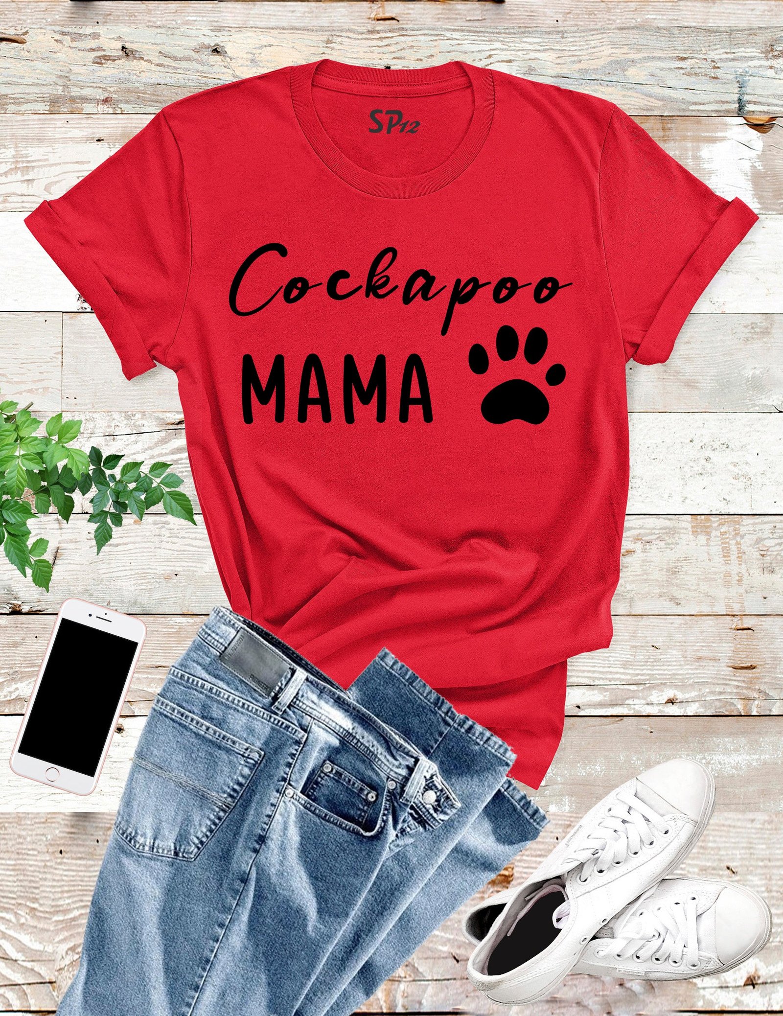 Cockapoo Mama T Shirt Mothers Day Gifts
