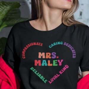 Custom Teacher Definition Caring Dedicated Shirt