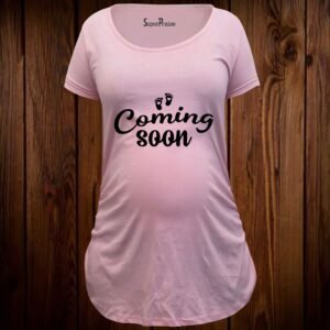 Coming Soon Maternity T Shirt