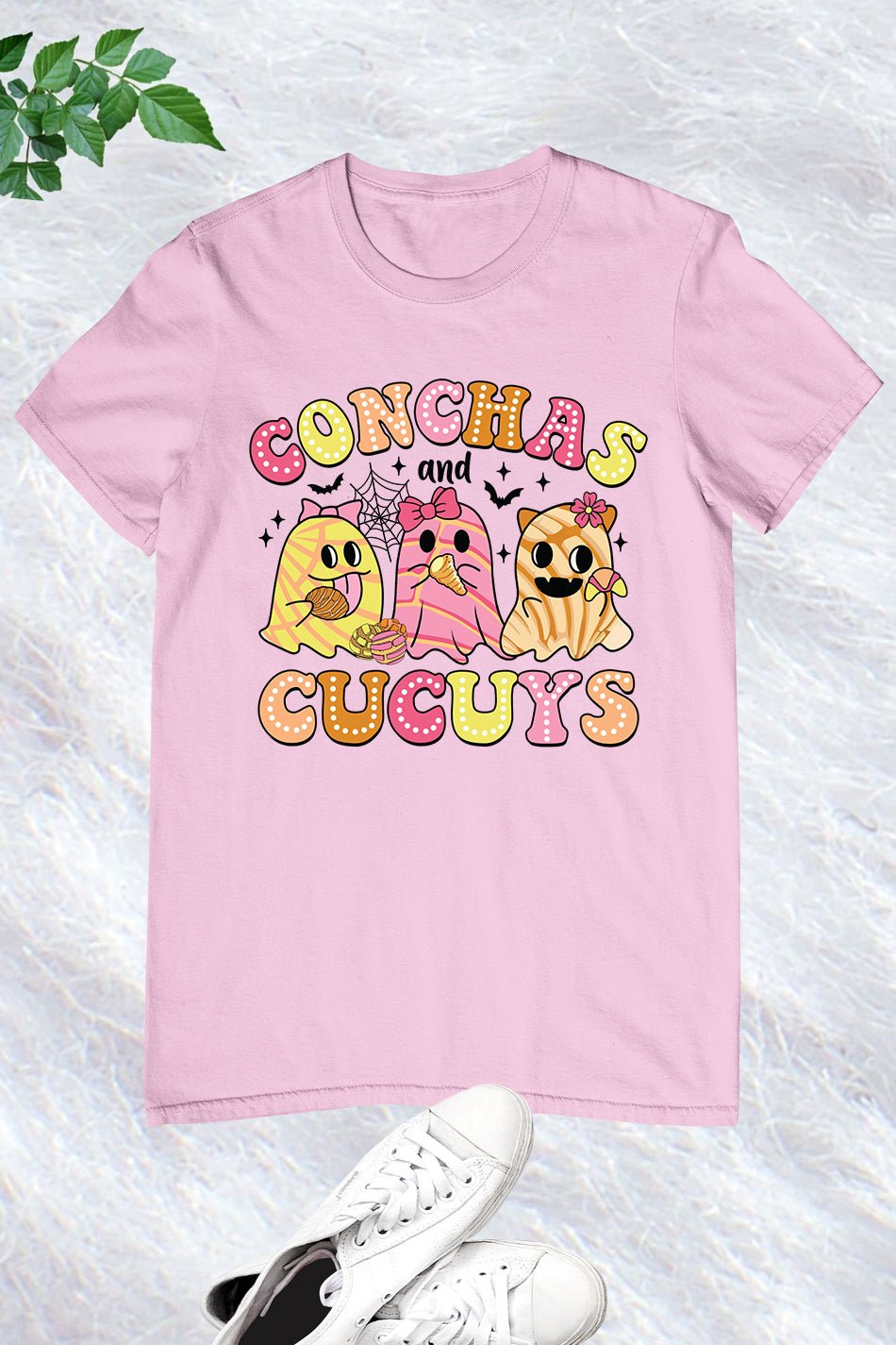 Conchas and Cucuys Ghost Halloween Shirt - Image 7