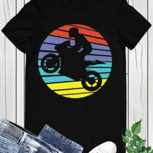 Cool Dirt Bike MotorBike Retro Cycle Shirt