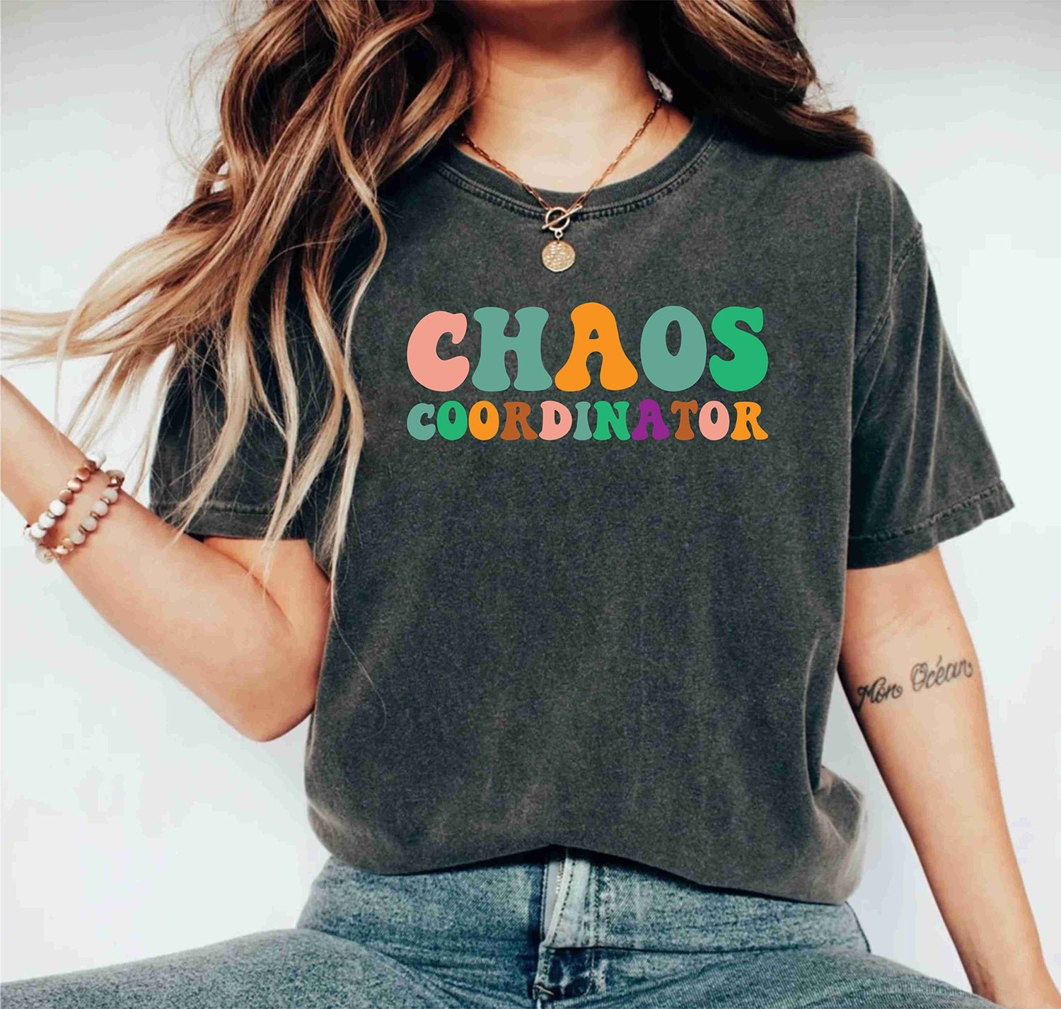 Chaos Coordinator Teacher Back to School Custom Teachers Day T-Shirt
