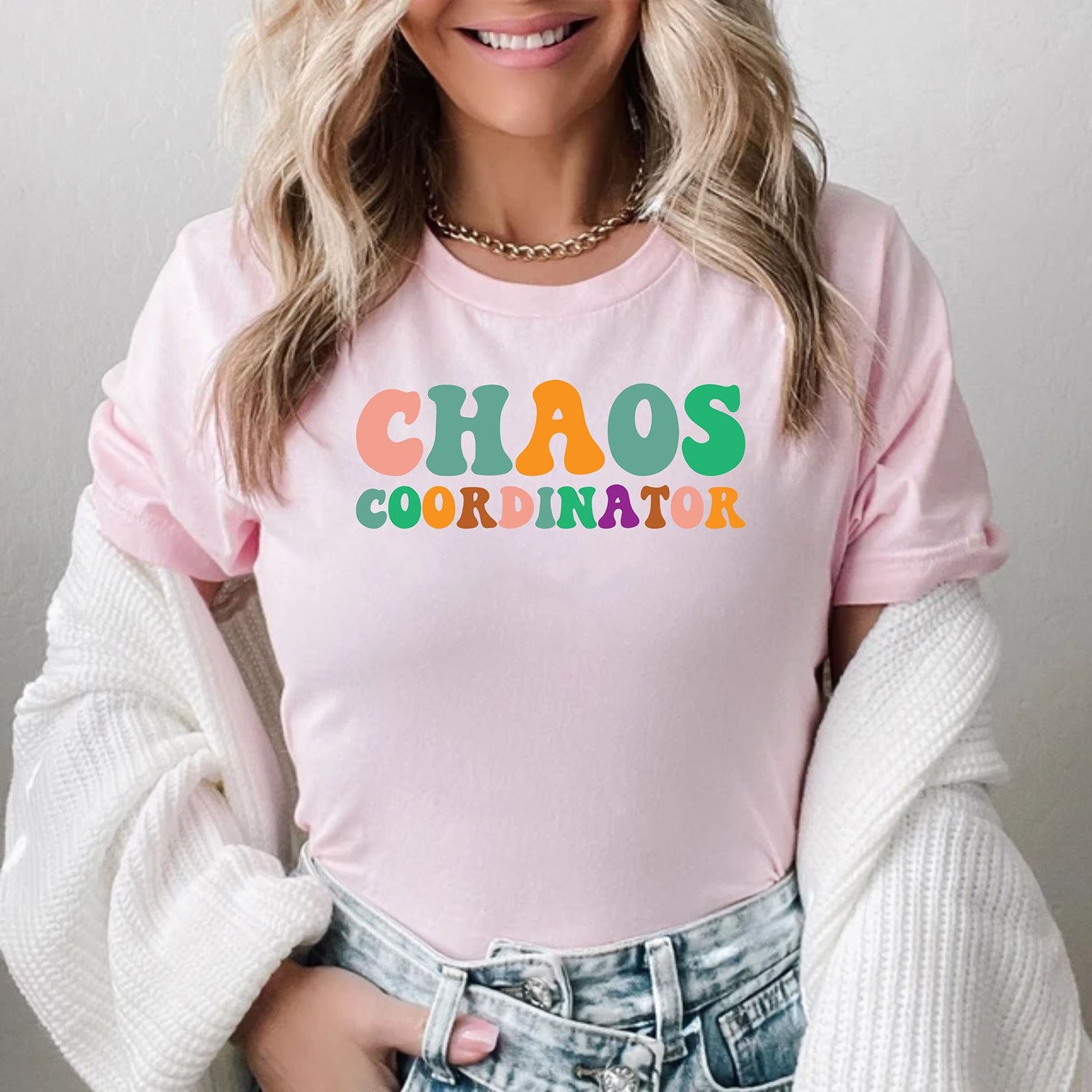 Chaos Coordinator Teacher Back to School Custom Teachers Day T-Shirt - Image 11
