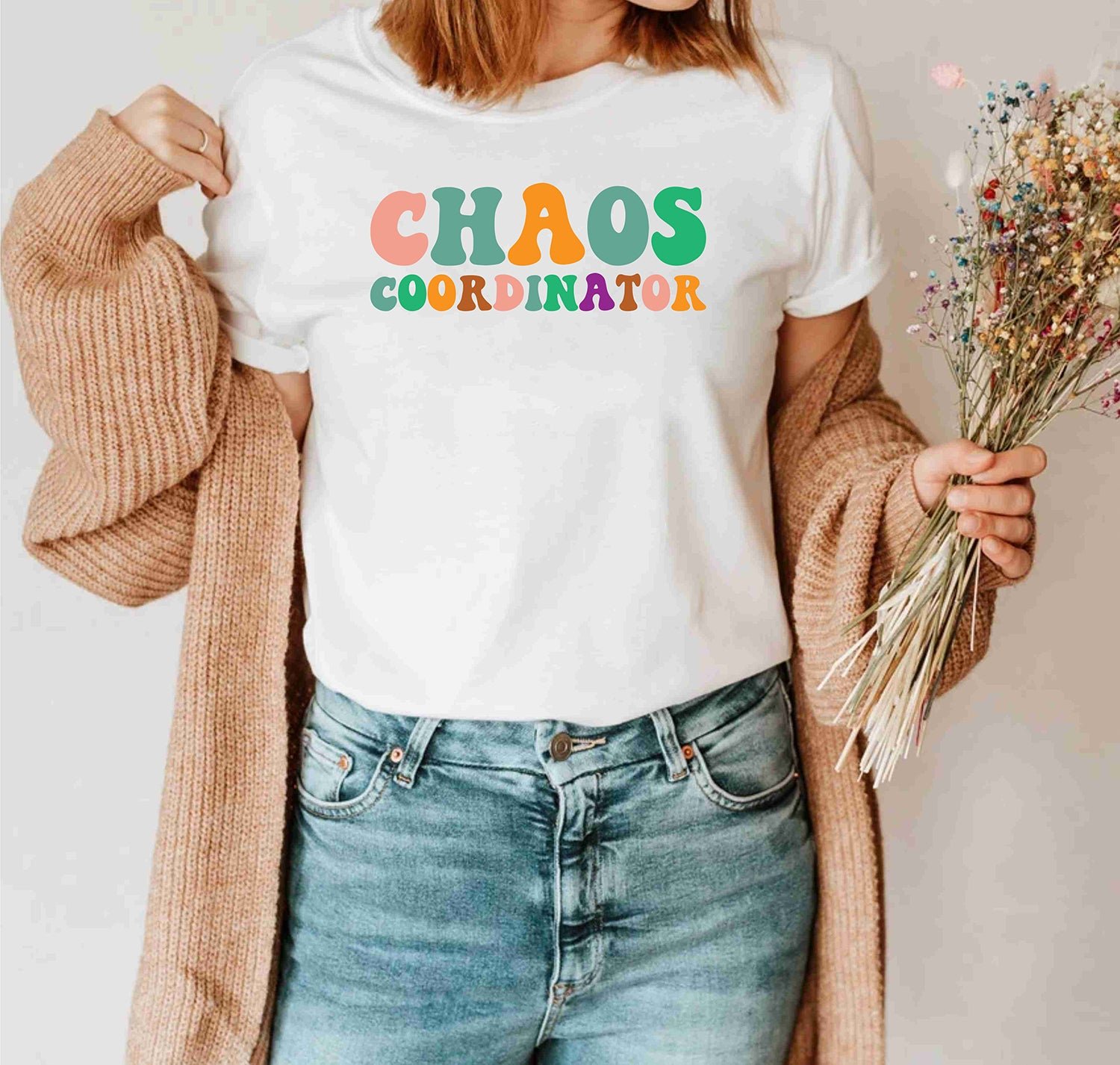 Chaos Coordinator Teacher Back to School Custom Teachers Day T-Shirt - Image 5
