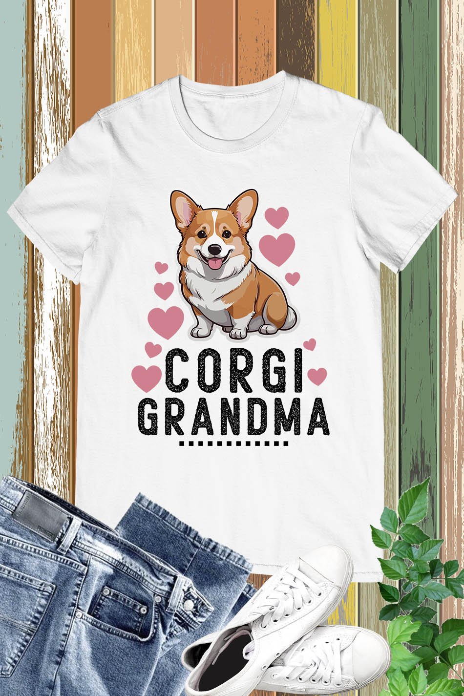 This Corgi Grandma Funny Dog Lover Shirt is perfect for any dog lover. With its unique design and comfortable fit, it is both stylish and practical. Show off your love for corgis and add this shirt to your wardrobe today!