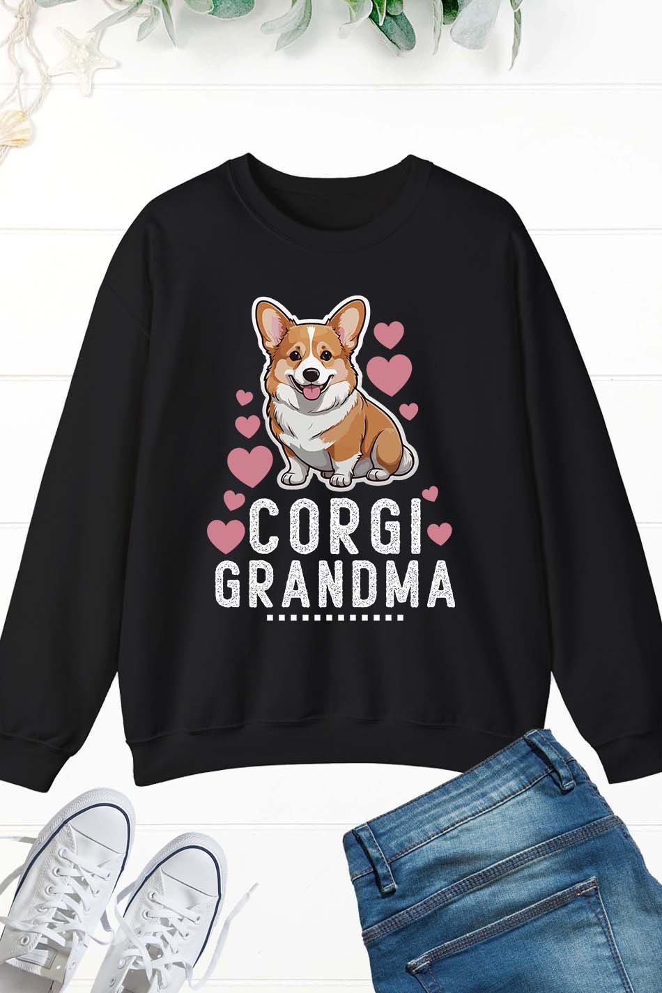 Corgi Grandma Funny Dog Lover Sweatshirt - Image 4