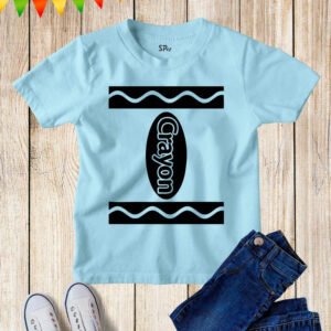 Crayon Book Day Kids T Shirt