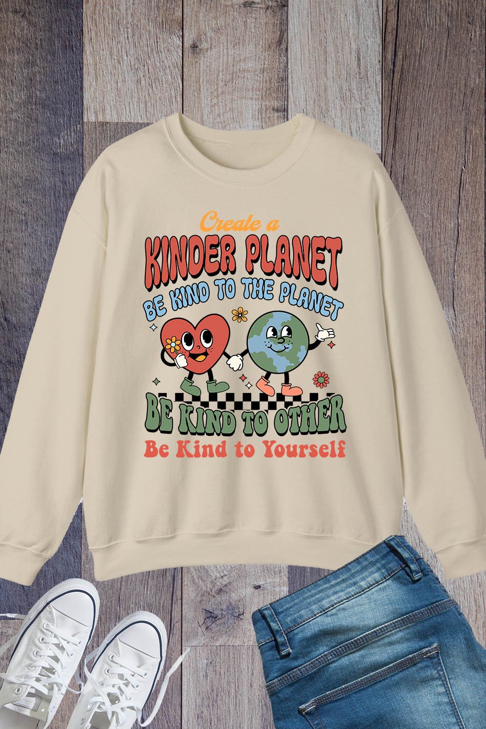 Create a Kinder Planet earth Day Sweatshirt - Image 3