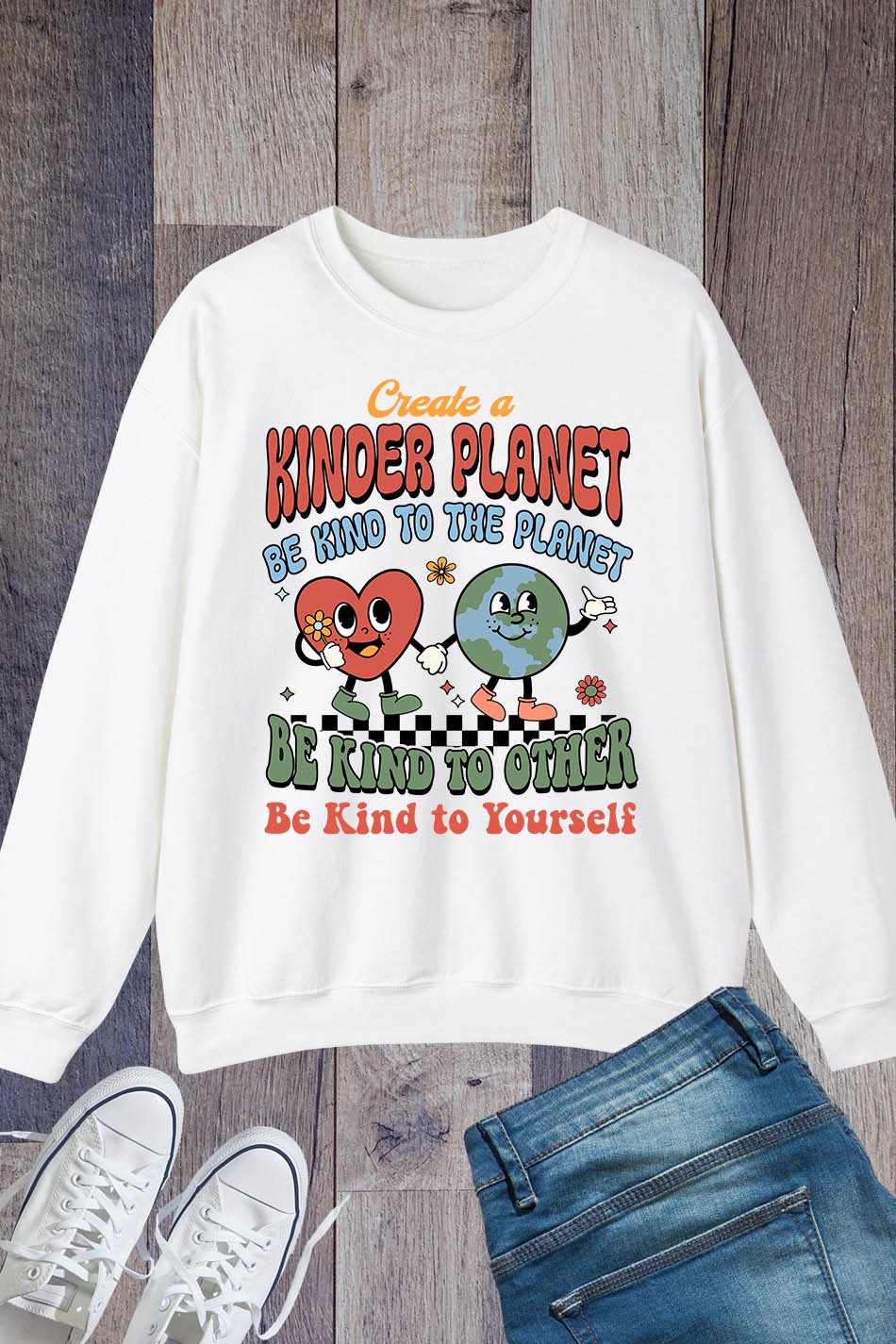 Create a Kinder Planet earth Day Sweatshirt - Image 4