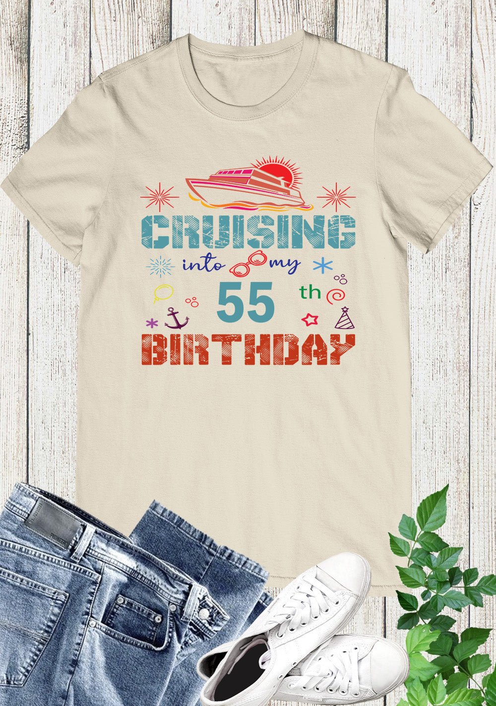 55th Birthday Cruise Shirts
