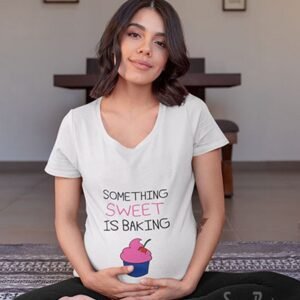 Cupcake Maternity Pregnancy T Shirt