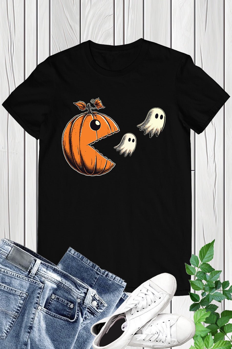 Halloween Pumpkin and Ghost Shirt - Image 5