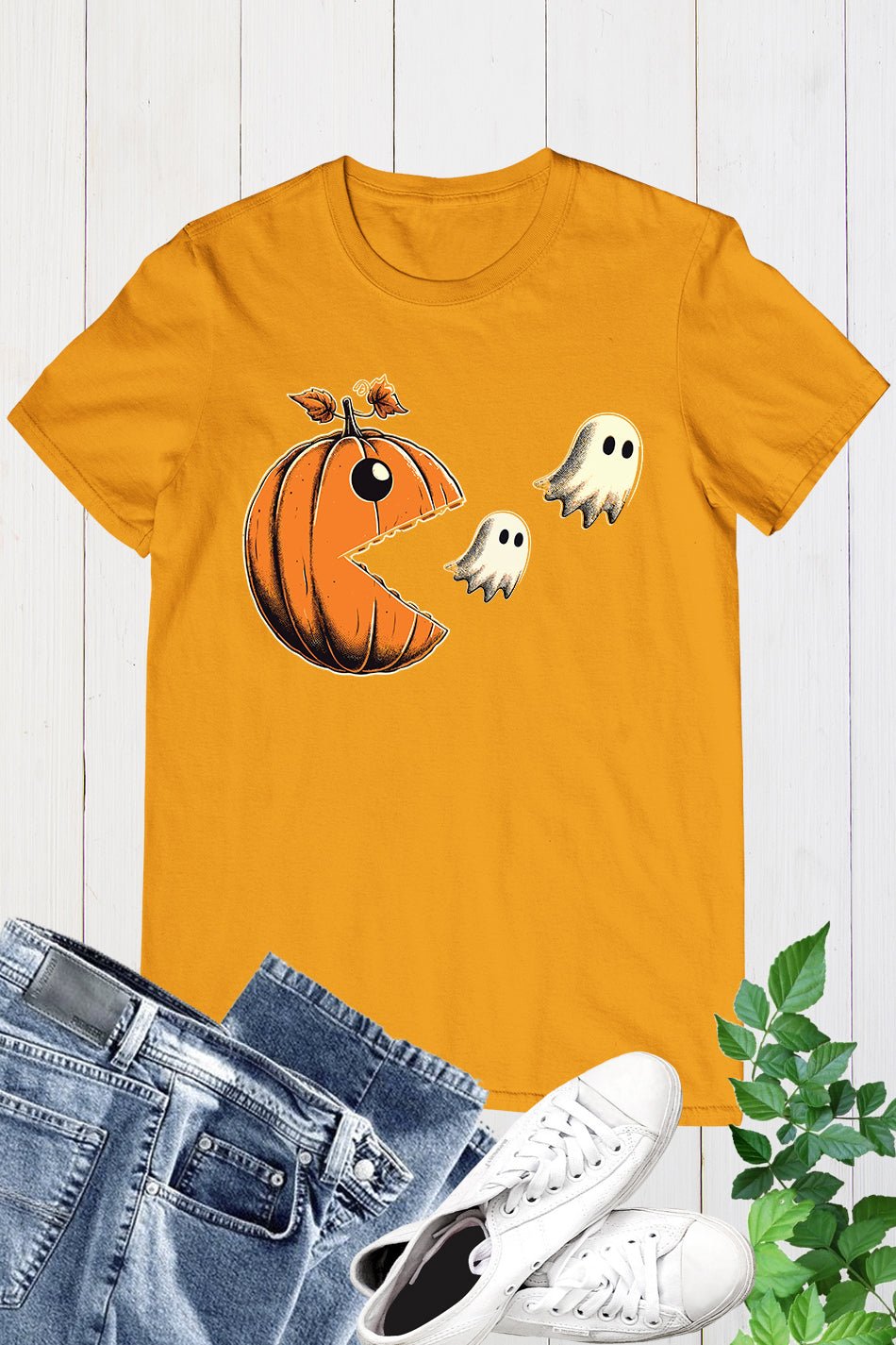 Halloween Pumpkin and Ghost Shirt - Image 7