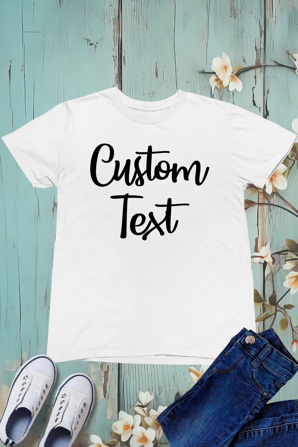 Custom Text Childrens Shirt - Image 2