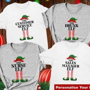 Custom Elf Party T Shirt
