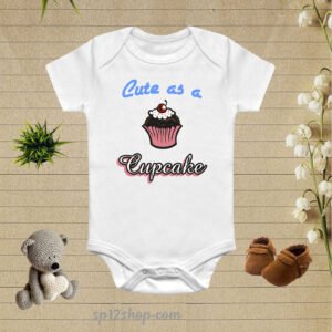 Cute As a Cupcake Baby Bodysuit Onesie