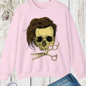 Cute Hairstylist Vintage Sugar Skull Sweatshirt