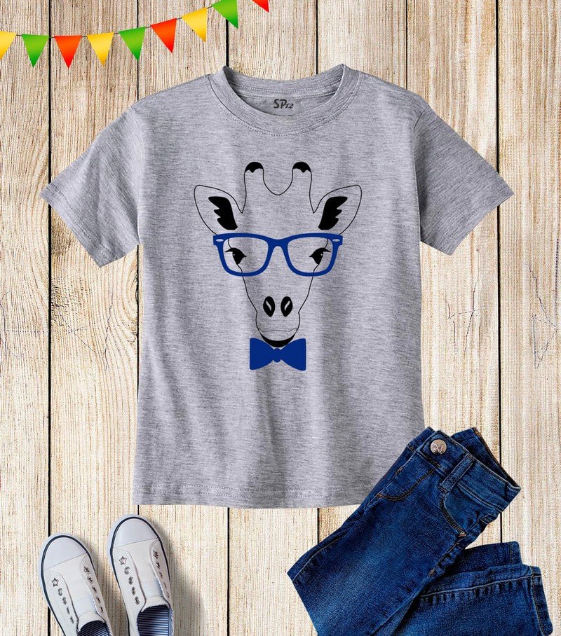 Cutie Giraffe Kids T Shirt