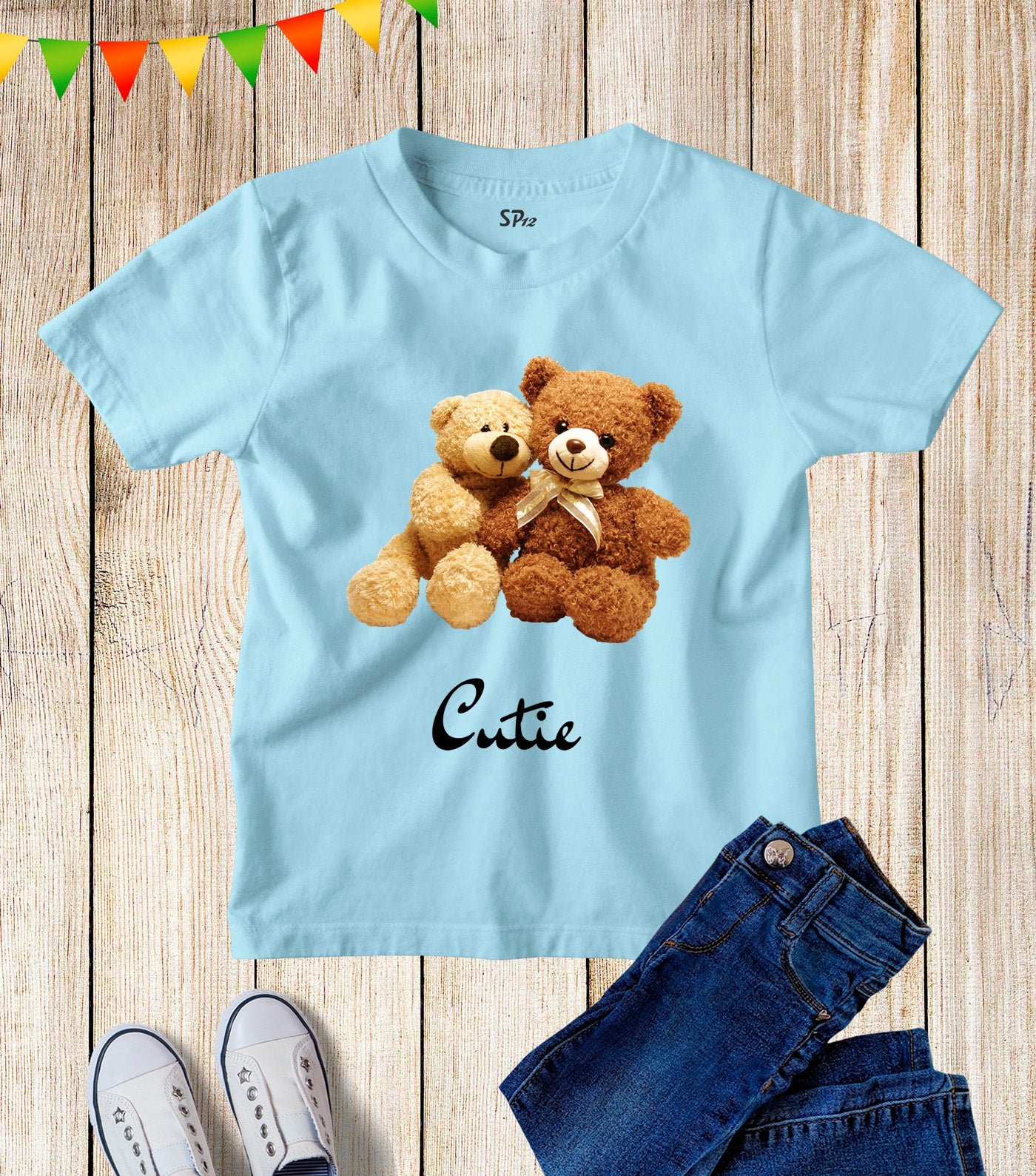 Cutie Bear Teddy Kids Funny Gift T Shirt
